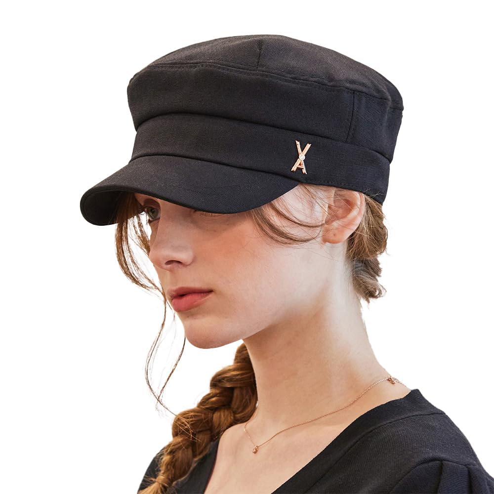 

VA Кубическая матросская кепка-гвоздик черная чёрный