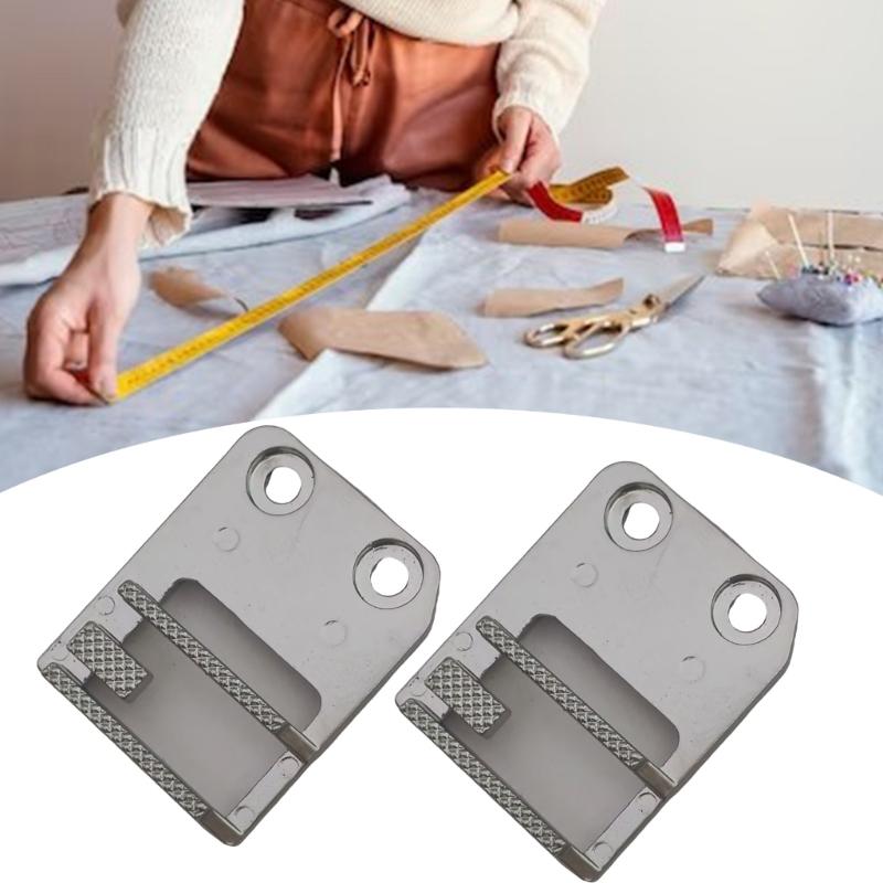2Pcs Metal Sewing Machine Teeth for Enhanced Stitching Efficiency 6.51mm Hole Sewing Machine Feed Dog Easy To Install