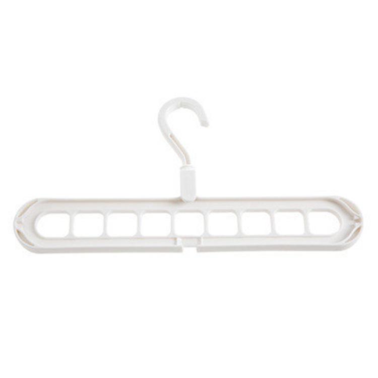 Вешалка для экономии места с 9 отверстиями вращающаяся на 360 градусов волшебная вешалка многофункциональная складная волшебная вешалка для гардероба сушилки для хранения одежды 1PC белый 553₽