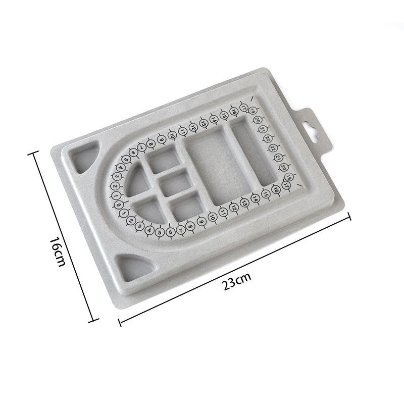 Portable Bead Board For Bracelet Necklace Tray Beading Accessories Measuring Tools Crafts For Jewelry Making DIY PP Beading Tool