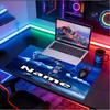 Custom Name Personalized Neymar Jr Pattern Mousepad, Laptop PC Desk Mat, Decorative Desk Mat for Home Keyboard Pad Gift