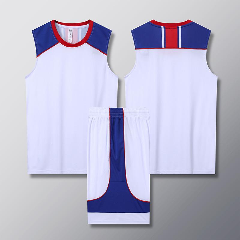 Basketball suit Men's sports quick-drying competition team uniform vest Children's basketball training suit Large size jersey Sleeveless