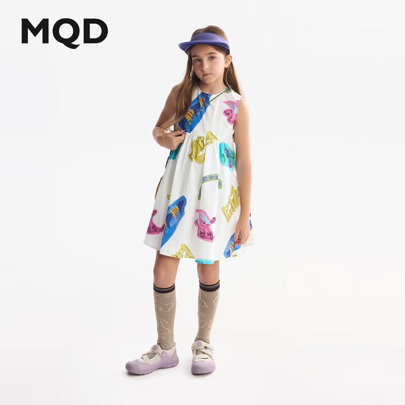 MQD Girls  Summer Artistic Floral Princess Dress 150cm