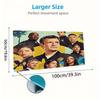 Noob Old Man Mouse Pad, Large Gaming Desk Mat, Non-slip XXL Mousepad for Laptop & Tablet, Mini PC Playmat with Stitched Edges