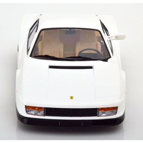 KK-Scale 1/18 Scale Ferrari Testarossa 1984 White US Specification (Miami Vice) Ferrari Testarossa Monospecchio White US Version (KKDC180502)