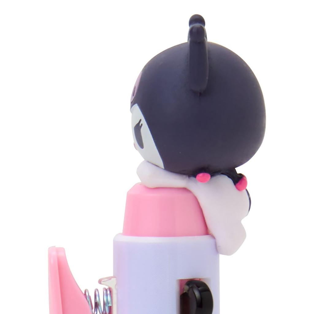 Sanrio Caneta Esferográfica EnerGel com Mascote Kuromi ABS Tinta Vermelha Instrumento de Escrita 114421 2 Cores - - Resina, 0,5mm, Cores Preto, - -