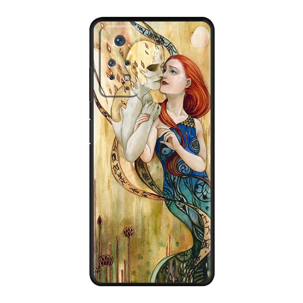 Van Gogh Starry Night Klimt Kiss Phone Coque Armor Case For Redmi Note 8 10 11 Pro 9 7 K40 9S 9C 9A 9T 8T K50 10C