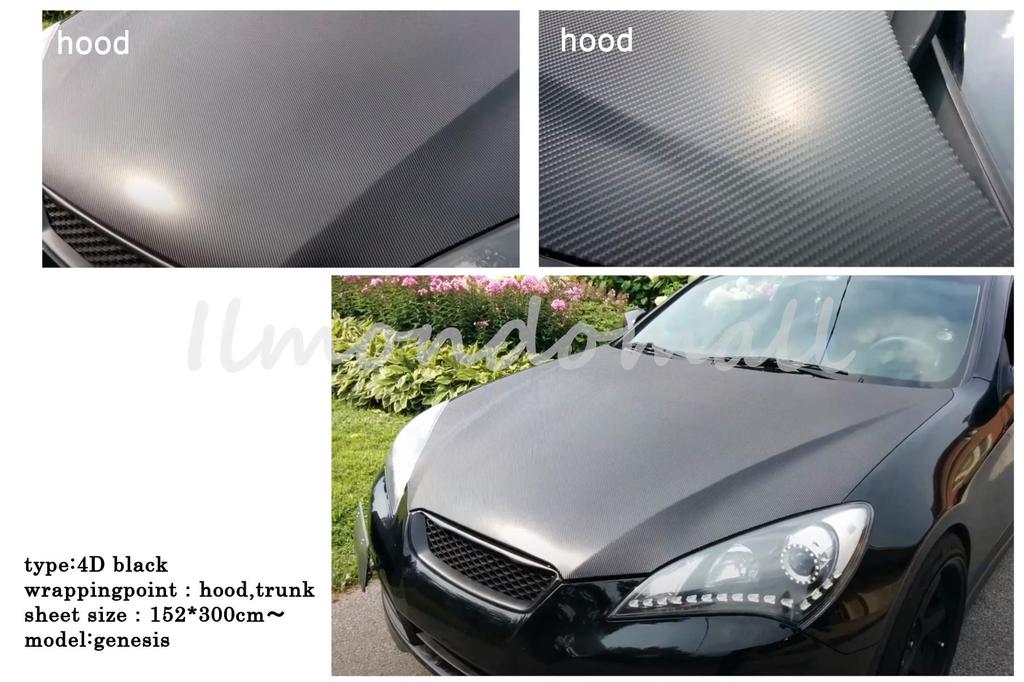 IlMondoMall Next Generation 3D 4D Carbon Sheet Wrapping, Carbon Sticker, Universal 59.8 X 39.4