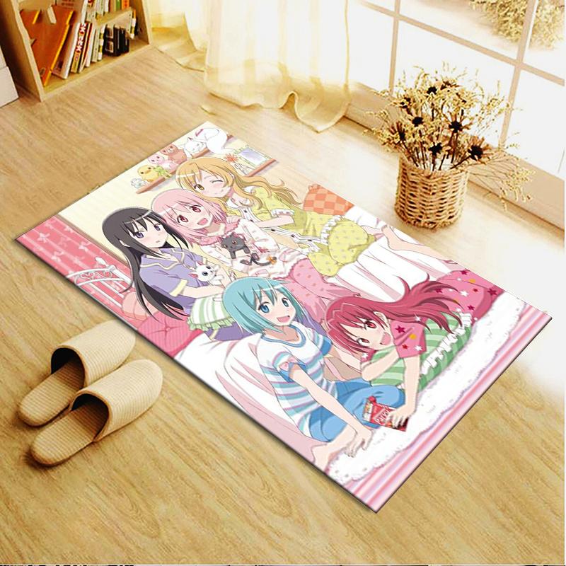 2026 NEW Puella Magi Madoka Magica Carpet Rug for Living Room Bedroom Home Sofa Decoration,Kids play Non-slip Floor Mat