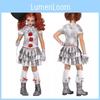 Halloween It Clown Rollenspiel Kostüm Set Kinder Kleid für Rollenspiel