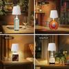 Wireless Pleated Bottle Lamp Touch LED Cordless Table Lamp Wine Bottle Lamp  Home Decoration