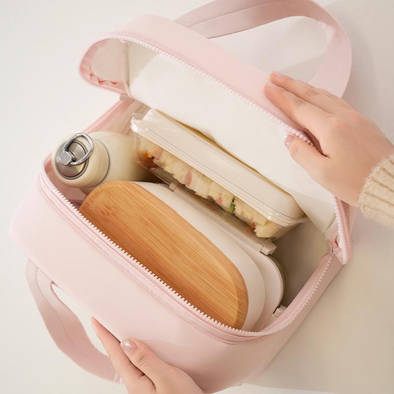 Portable Fashionable Insulated Lunch Bag for Students & Office Workers