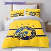 Maccabi Tel Aviv F.C Pattern Bedding,Quilt Set Quilt Cover Pillowcase Home Birthday Gift(1 * duvet cover + 2 * pillowcase, without core)