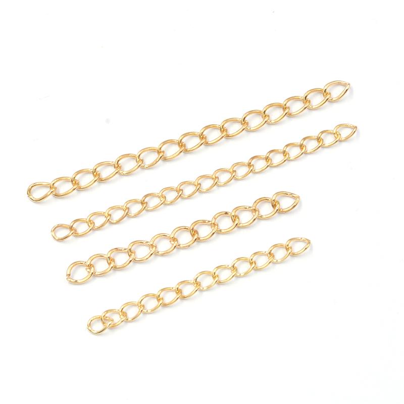 

Удлинительная цепь, объемное ожерелье, браслет, короткие цепи, 5 см, 7 см, соединительная цепь для самостоятельного изготовления ювелирных изделий 7cm 50pcs