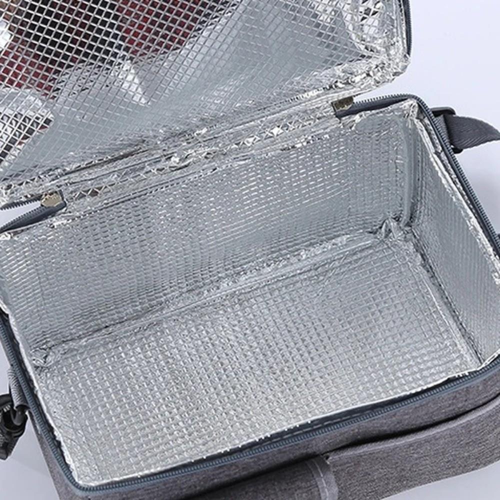 Thermal Insulated Food Storage Waterproof Cooler Pack Food Fresh Lunch Bag Outdoor Camping