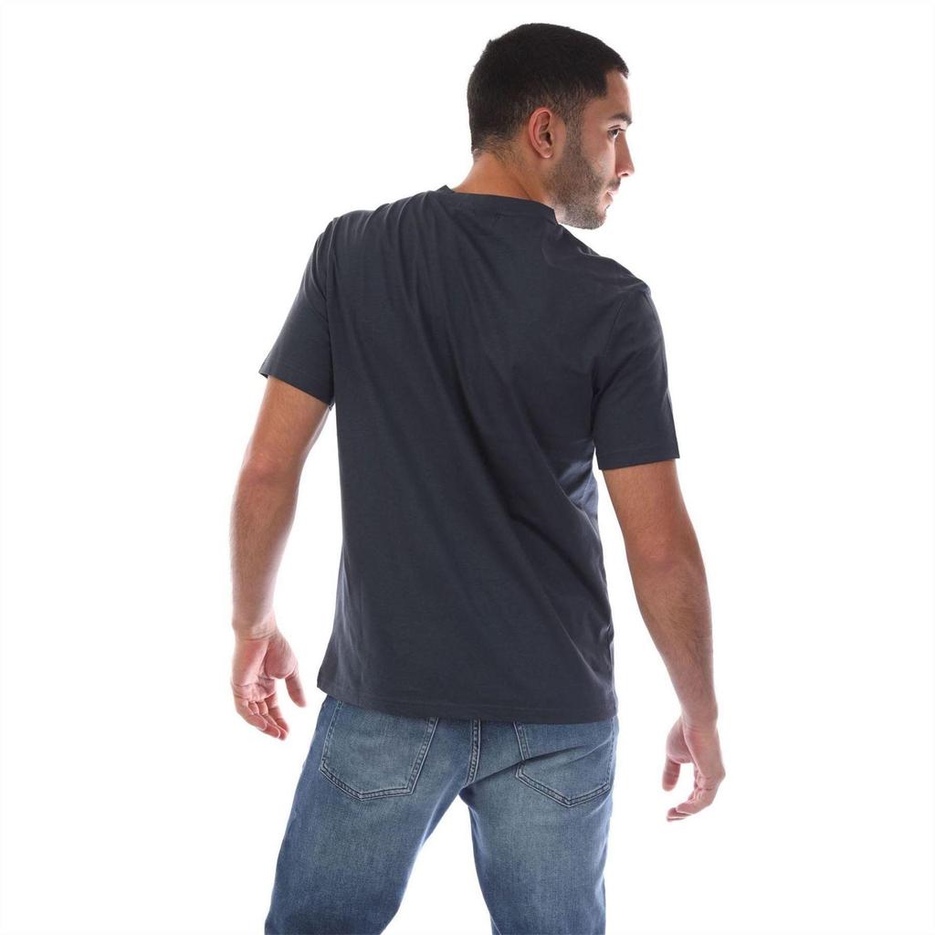 BOSS Mens Logo Printed Cotton Regular T-Shirt