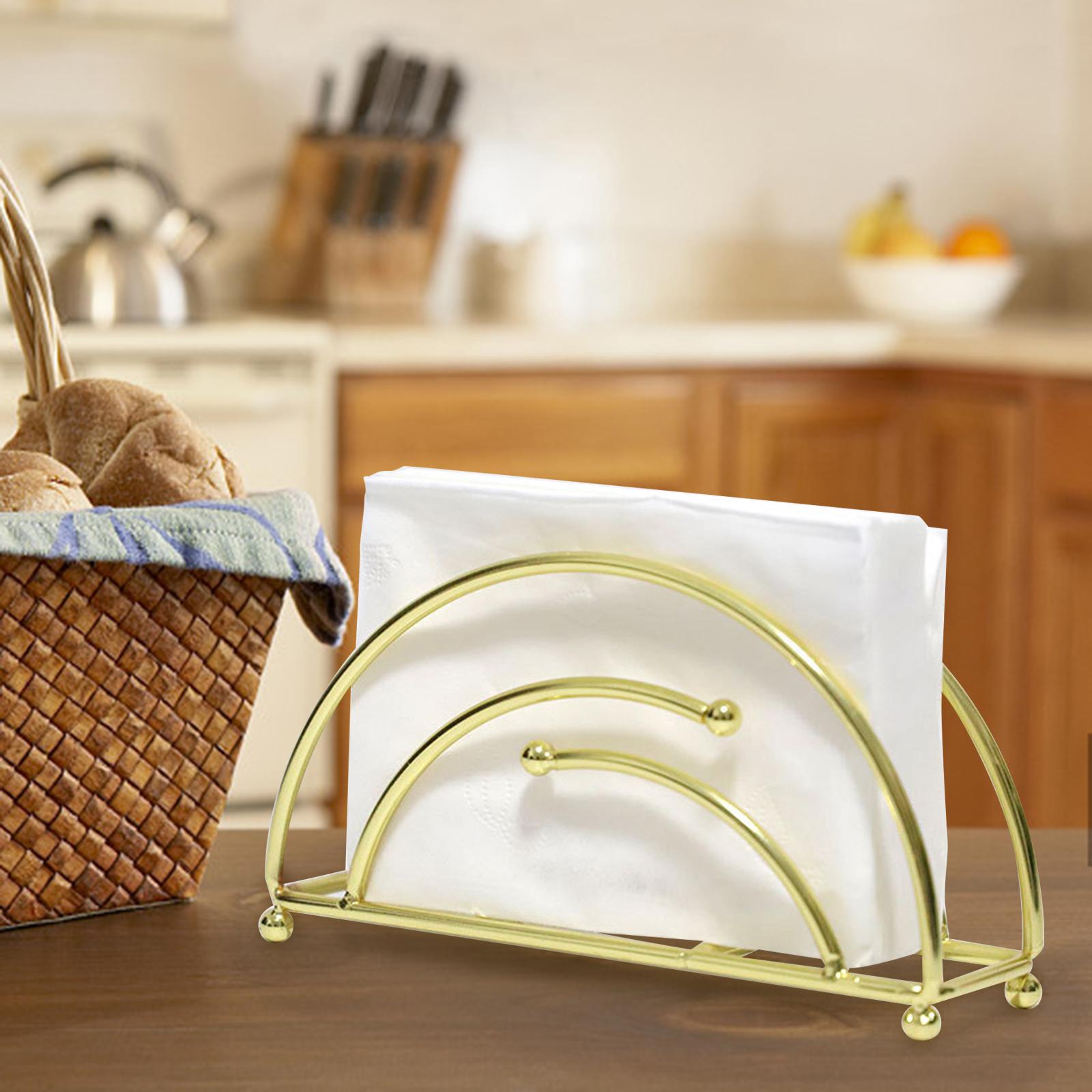 

Free standing iron tissue dispenser, durable storage for the золотистий