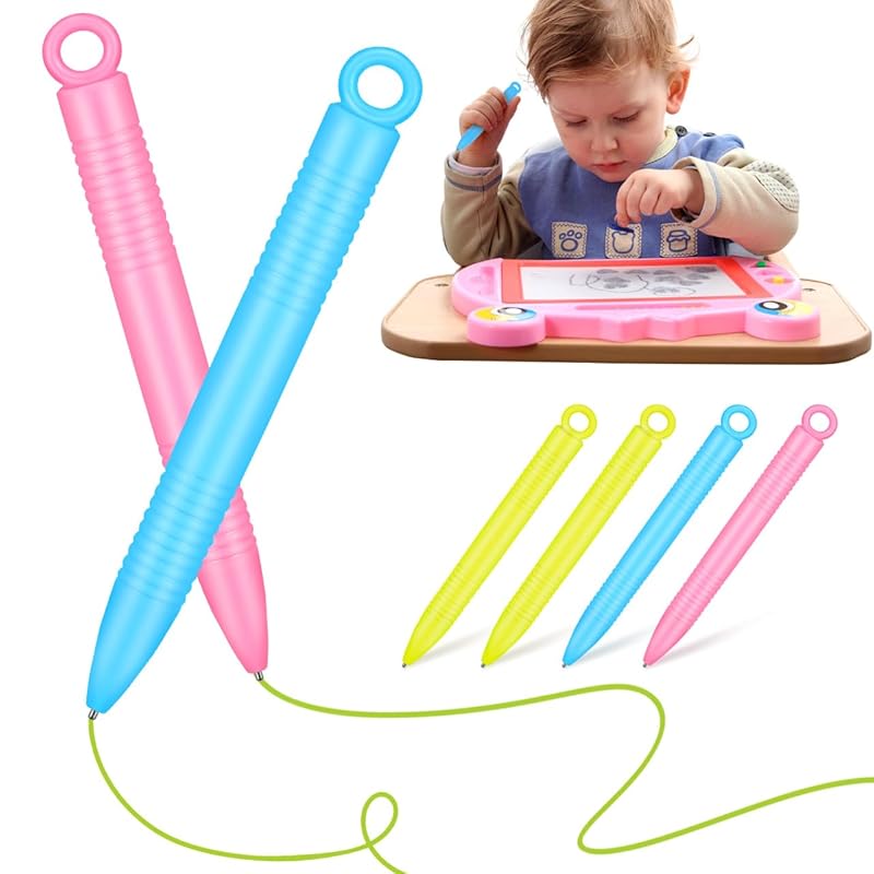 

OATIPHO Drawing Board with Pen Only, Magnetic Stylus Pens, 6 Pieces, for Kids, Drawing Board, Writing Board, Magnetic Drawing Pens, Classroom Supplies