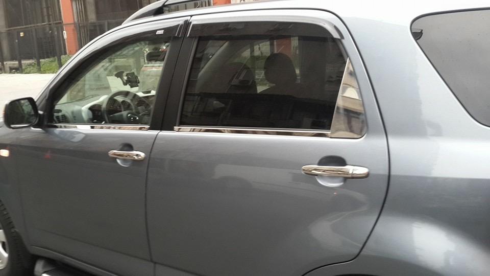 

накладка на вітрянок (2 шт, нерж) для Daihatsu Terios 2006- мм