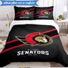 3PCS Senators Heritage Bedding Set,Including 1pc Duvet Cover And 2pcs Pillowcases Perfect for Bedroom, Dormitory, Fan Christmas gift