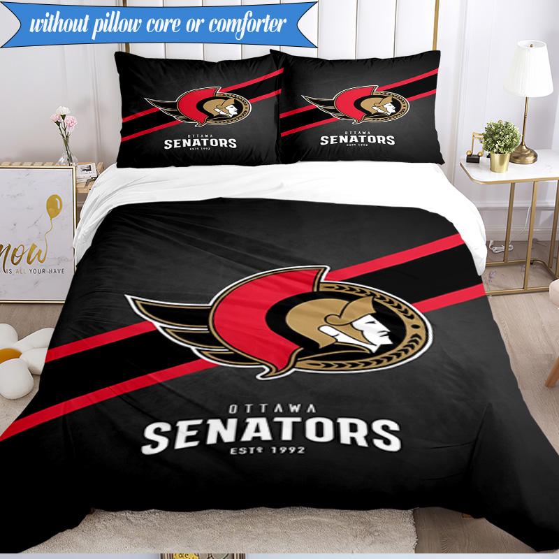 3PCS Senators Heritage Bedding Set,Including 1pc Duvet Cover And 2pcs Pillowcases Perfect for Bedroom, Dormitory, Fan Christmas gift