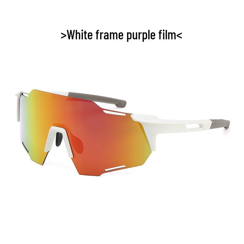 White Frame Photochromic Cycling Glasses - Day & Night UV Protection for Men & Women