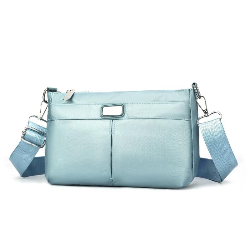 

Новая легкая сумка под мышкой, простая повседневная плечевая сумка из ткани Оксфорд, сумка-мессенджер для покупок и путешествий светло-синий