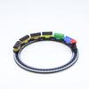 Mini Train Model 1:12 Scale Train Miniature Tiny Track Train with Colorful Carriages for Doll Mansion Decoration Miniature Scene Photo Prop