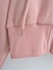 Women's Trendy European & American Double Zipper Hooded Sweatshirt - Solid Color, Loose Fit, High Waist Casual Jacket