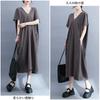 Long Dolman Plus Relaxed Slimming Everyday Summer [MSFQSNB] Women's Dress, Skirt, Sleeves, V-Neck, A-Line, Flare, Sizes, Figure-Flattering, Fit,