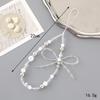 Korean Love Heart Beaded Phone Chain & Keychain Set for Women