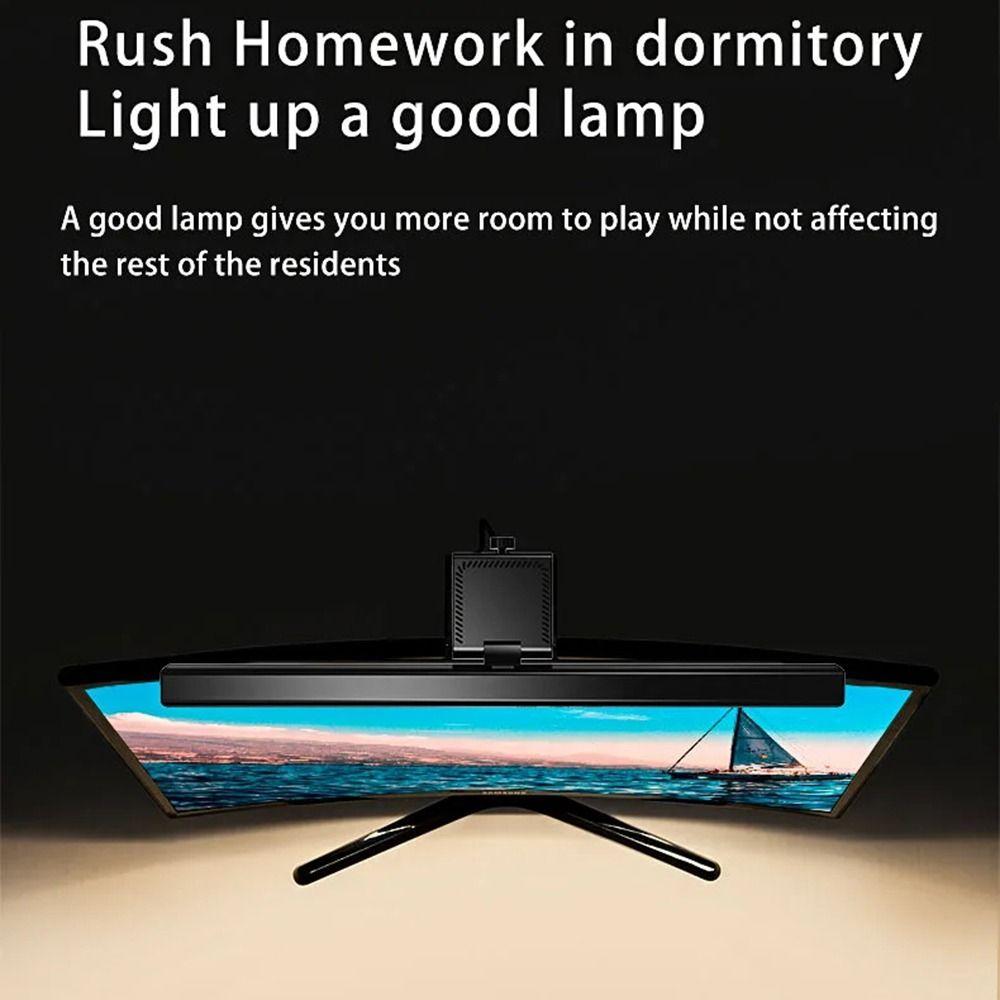 Stepless Dimming Screen Hanging Light USB Powered LED PC Screen Lamp Laptop Clip Light  Office