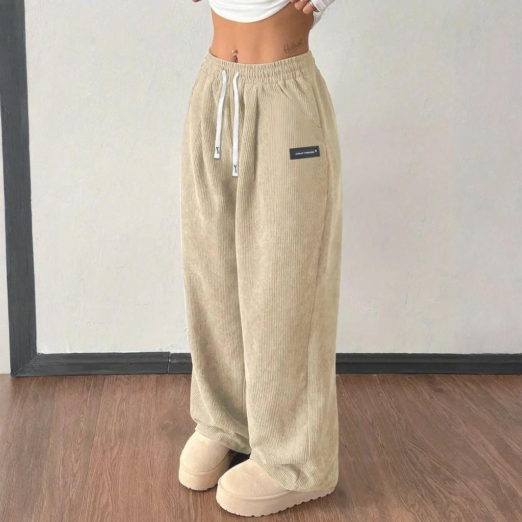 Women's Straight Pants Fashion Casual Pants Nine Point Harlan Pants