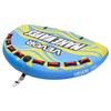 Towable Tube for Boating, 4 Riders Inflatable Boat Tubes and Towables, 308 Kg Capacity Water Sport Towable Tube for Boat To Pull - with Fins, Full