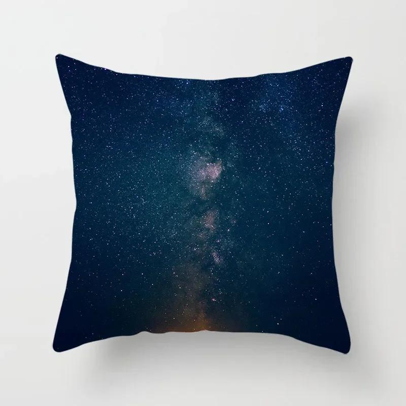 Himmel Landschaft Gedruckter Kissenbezug Wohnzimmer Sofa Dekoration Bett Zuhause Kissenbezug
