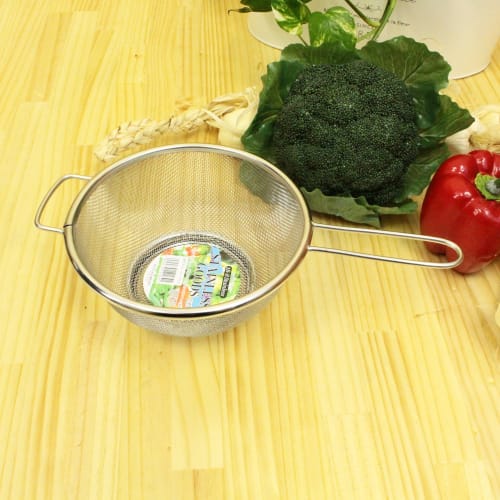 Sil med botten, 18-8 rostfritt stål, enhands, 17 cm, silver