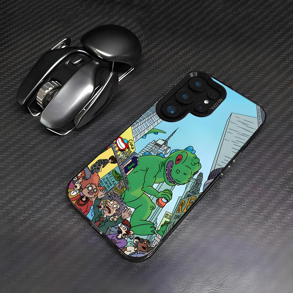 

Cartoon R-Rugrats Phone Case For Samsung S26 S25 Plus S20 S20 Plus S22 Ultra S23 FE S21 Plus S21 Ultra Colorful Cover Galaxy S24-1