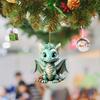 Vibrant Fire Blue Dinosaur Acrylic Interior Decor Hanging Ornament Perfect For Cars