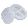 Storage Box Silicone Mold Skull Shape Easy Demolding Epoxy Resin Mold with Lid for DIY Cosmetic Jewelry Storage Box