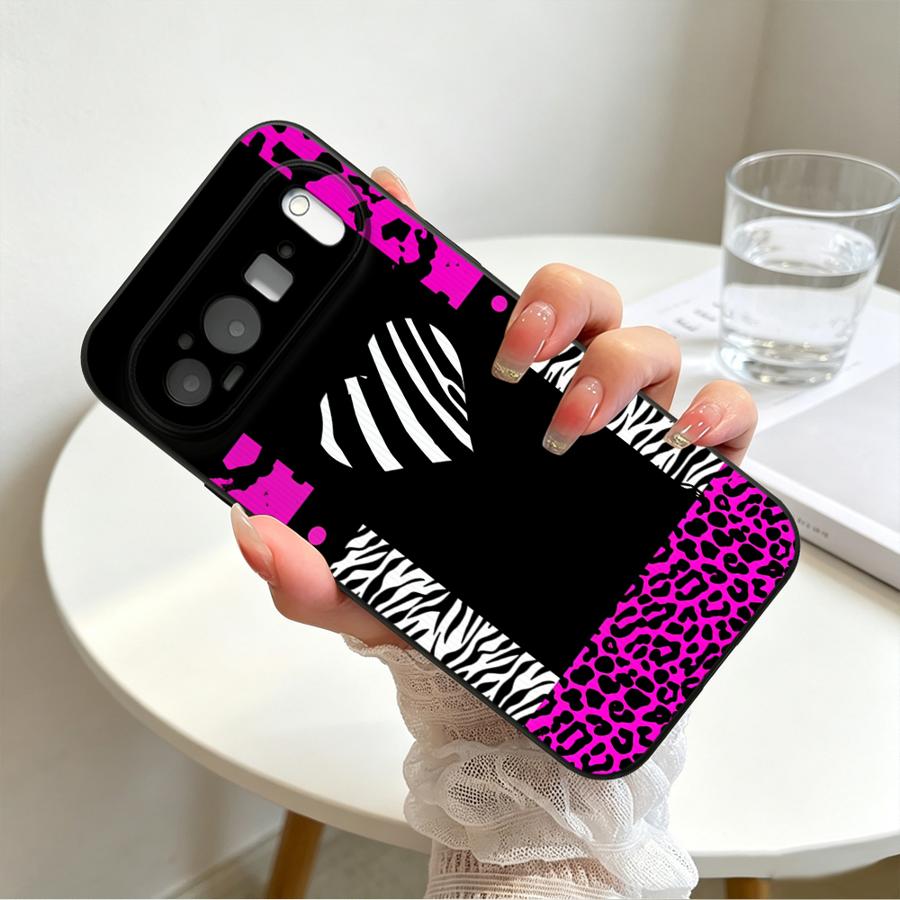 Black Glitter Leopard Funda Phone Cover Case for Google Pixel 11 pro 9a 6a 10a 6 7 8 Pro 7a 10 9 Pro XL 11ProXL 8a