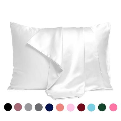 2Pc Satin Silk Pillow Case Real Silk Satin Hair Beauty Pillow Case Comfortable Pillow Case Super Soft Pillow Case Standard Size