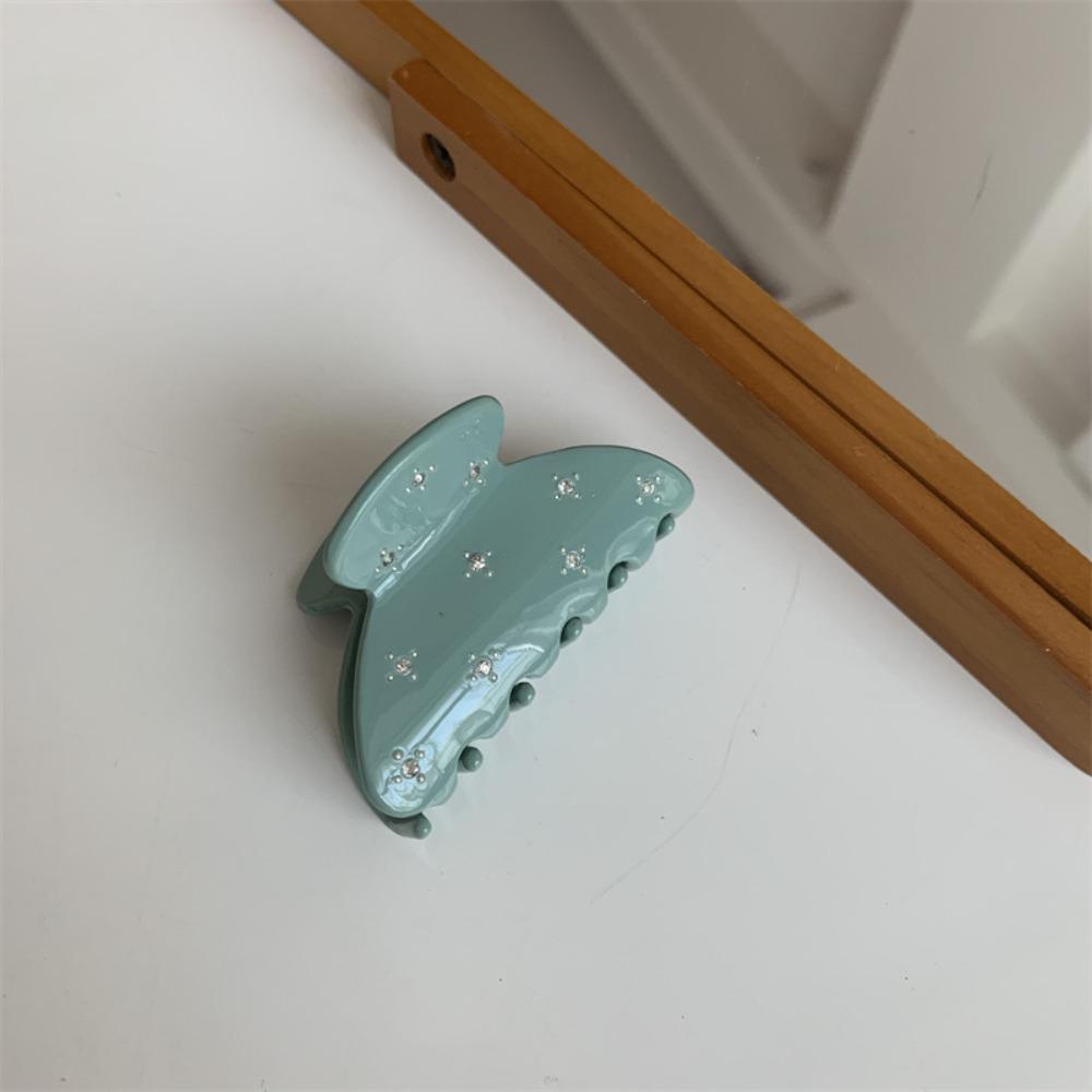 Semicircle Rhinestone Acetic Acid Girls Hair Claw Hair Clip Headwear Korean Style Shark Clip