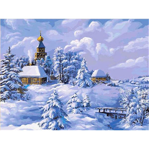 5D Diamond Painting New Arrivals House Winter Diamond Mosaic Embroidery Landscape Personalized Gift Home Decoration