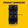 For Chevrolet Silverado GMC Left Sierra Driver Window Switch Power Master 4 Door
