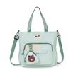 Cartoon Bear Onigiri Crossbody Bag: Large Capacity Shoulder Tote for Students
