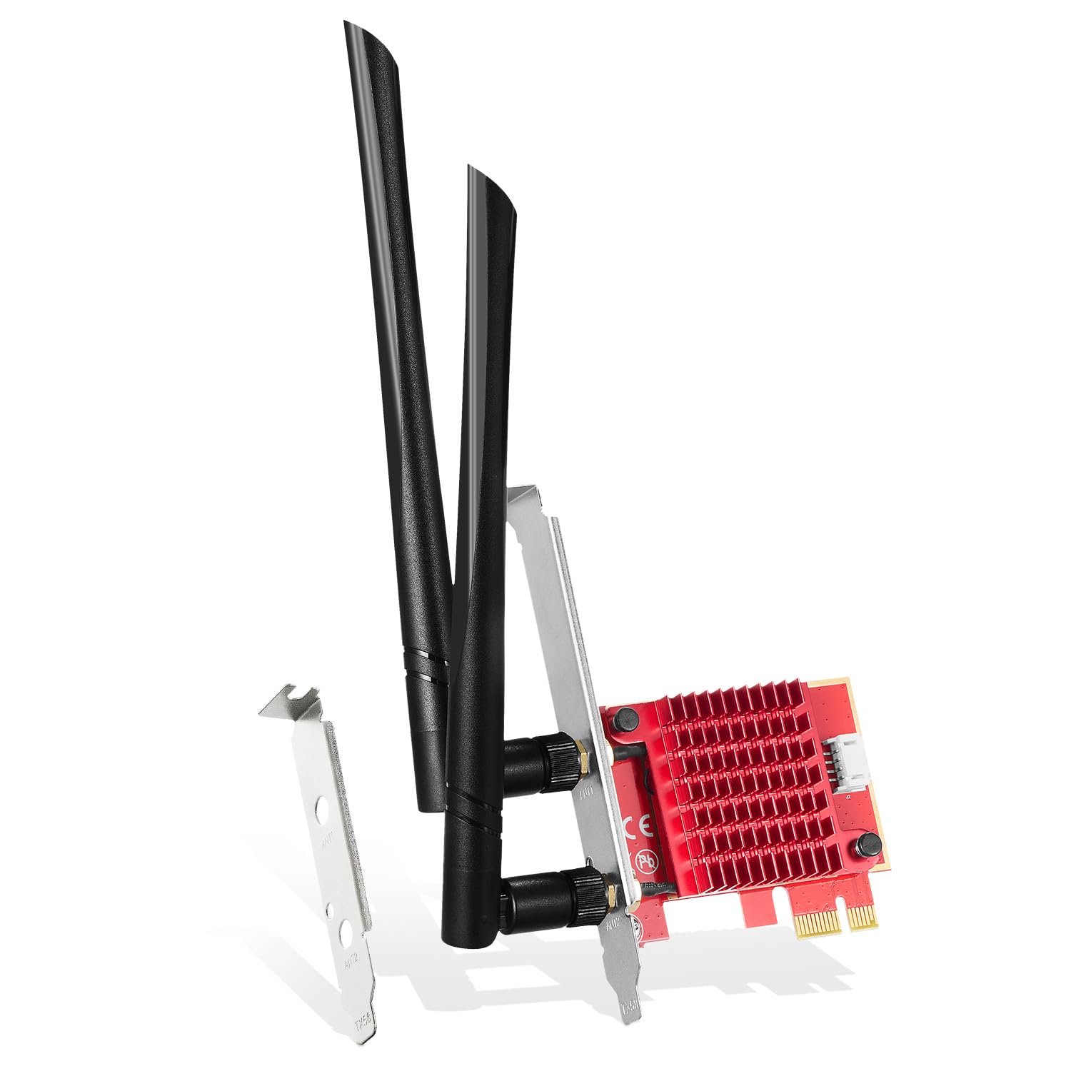 

Binardat WiFi7 Card BE200 PCIe WiFi Network Intel BE200NGW Chip Bluetooth 8774Mbps OFDMA for Windows Adapter, 5.4, Tri-Band 2.4GHz/5GHz/6GHz & MU-MIMO