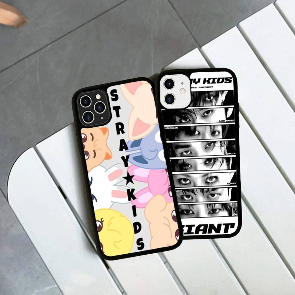 1PC Fashion Kpop S-Stray-Kids Phone Case For iPhone 17 16 15 14 13 Plus 12 11 Pro Max PC+TPU Cases Back Cover