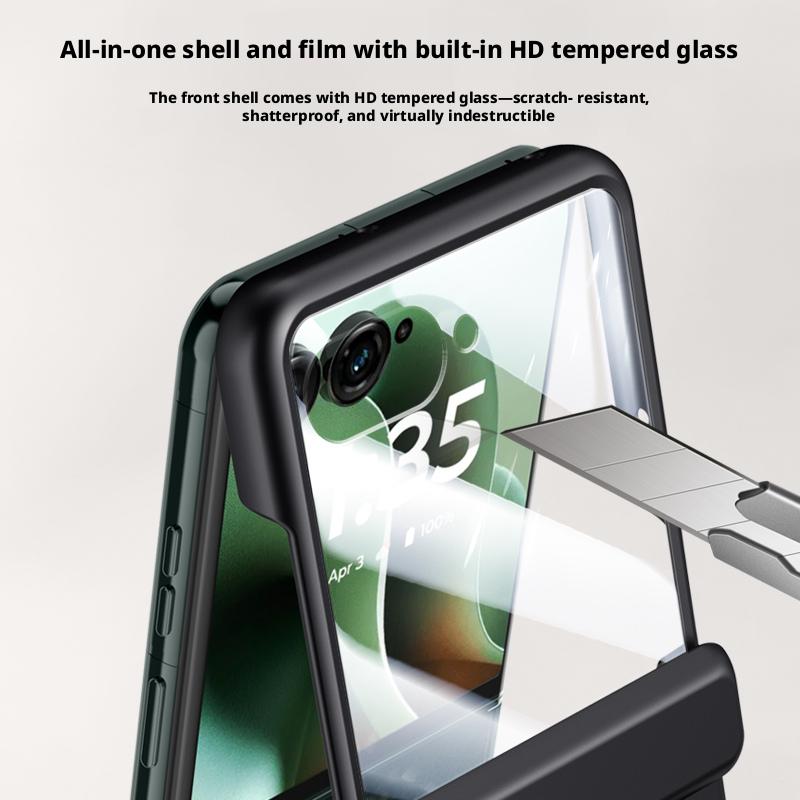 Matte Skin-Friendly Case For Motorola Razr 60 50 Ultra Magnetic Folding Hinge All Inclusive Shockproof Case Cover