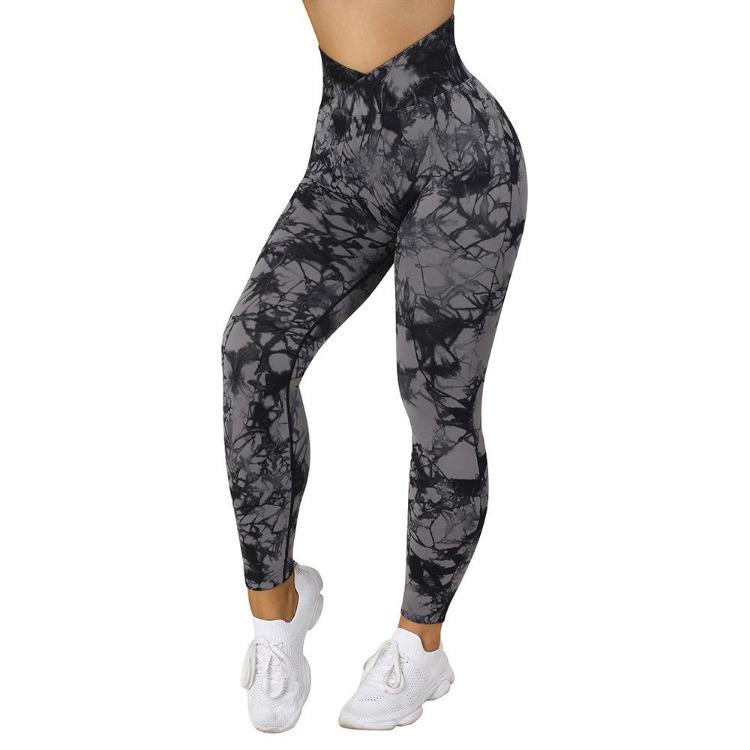 Women Seamless Tie Dye Yoga Leggings Sport Pants Athletic Workout Tights Fitness Gym Wear Female Sports Leggings
