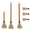 Multipurpose Kitchen Brushes with Wood Handle Cooking Brush Set Baking Brush Set Kitchen Utensils Grilling Brushes